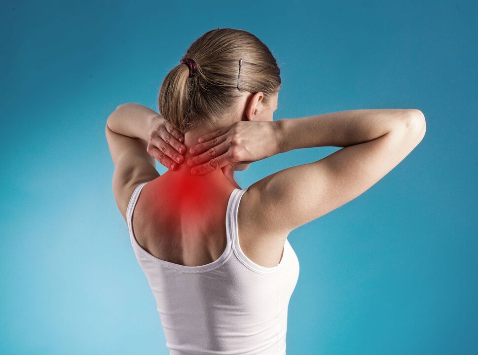 Nackenschmerzen aufgrund von Osteochondrose